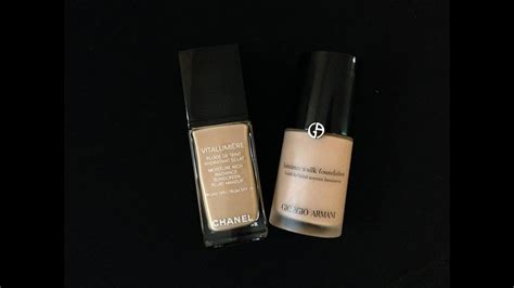 Comparison: Armani Luminous Silk vs Chanel Vitalumiére